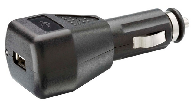 LED LENSER® biloplader 12V cigaromformer med USB stik